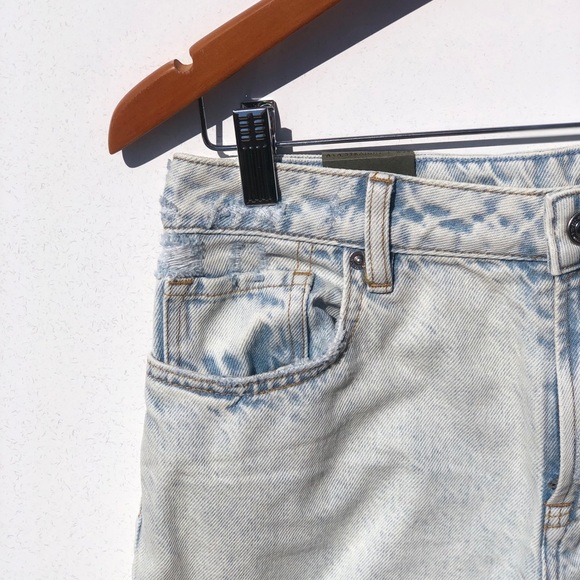 All Saints High Rise Acid Shorts - Picture 3 of 6